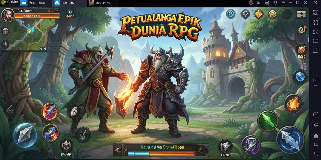 Tangkapan layar utama menampilkan aksi gameplay menarik dalam <strong>CRS99</strong>.
