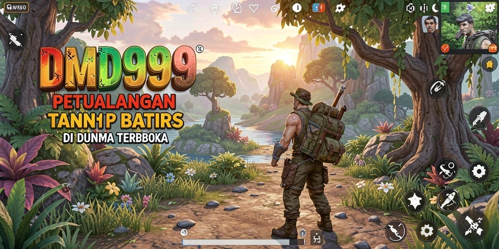 Tangkapan layar DMD999 menampilkan dunia terbuka yang menakjubkan dan petualangan seru.