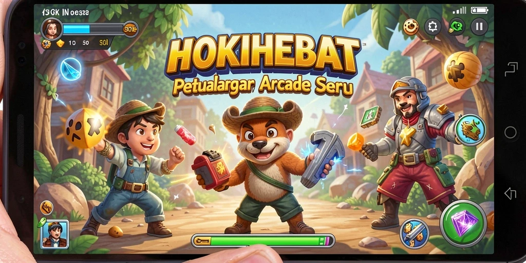 Tampilan gameplay seru HOKIHEBAT yang memikat pemain.