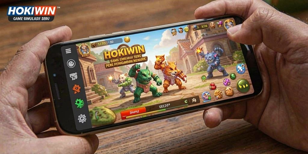 Screenshot HOKIWIN menampilkan grafis menawan dan mekanika gameplay yang seru.