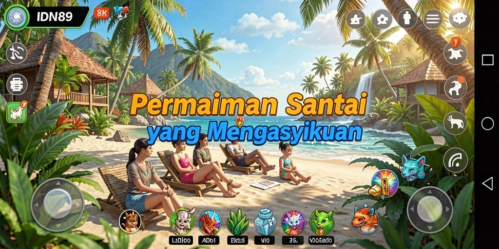Tampilan menarik gameplay IDN89 dengan level yang beragam.