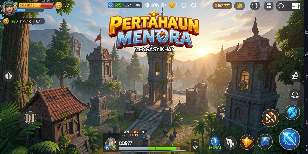 Gameplay menegangkan di IDR77 dengan menara strategis yang beragam.