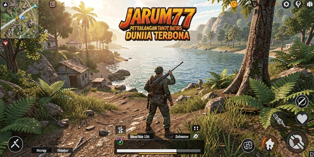 Tampilan gameplay Open World yang imersif dan menawan di JARUM77.