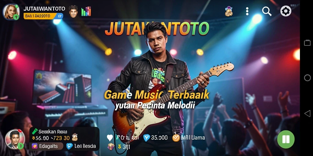 Tampak gameplay seru di JUTAWANTOTO dengan berbagai visual menarik.