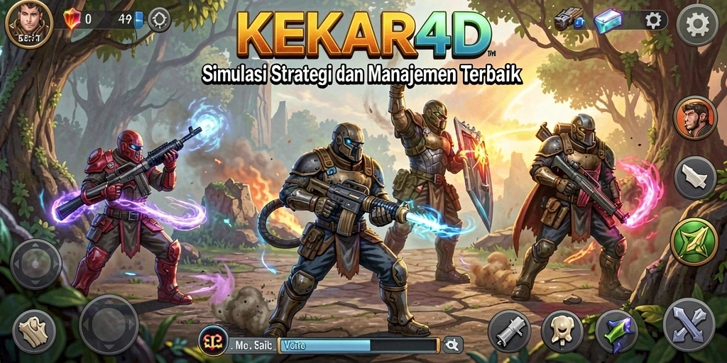 Tampilan gameplay <strong>KEKAR4D</strong> yang menarik dan menantang.