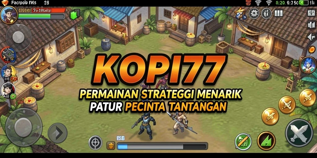 Tangkapan layar gameplay KOPI77 dengan pertempuran yang seru dan strategis.