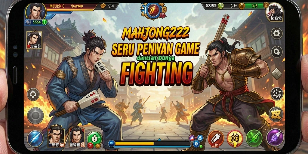 Tangkapan layar gameplay <strong>MAHJONG222</strong> menampilkan aksi pertarungan yang mendebarkan.