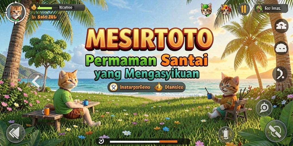 Tampilan gameplay seru dari MESIRTOTO dengan berbagai tantangan.