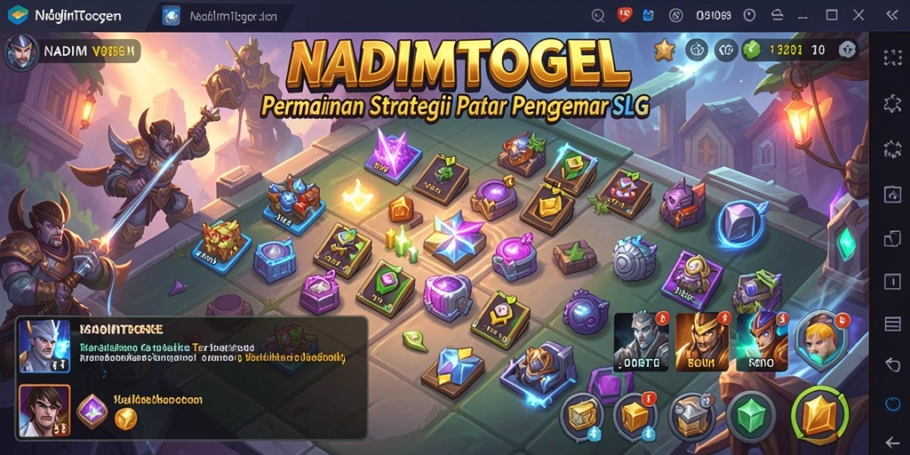Tampilan menarik dari gameplay strategis NADIMTOGEL.