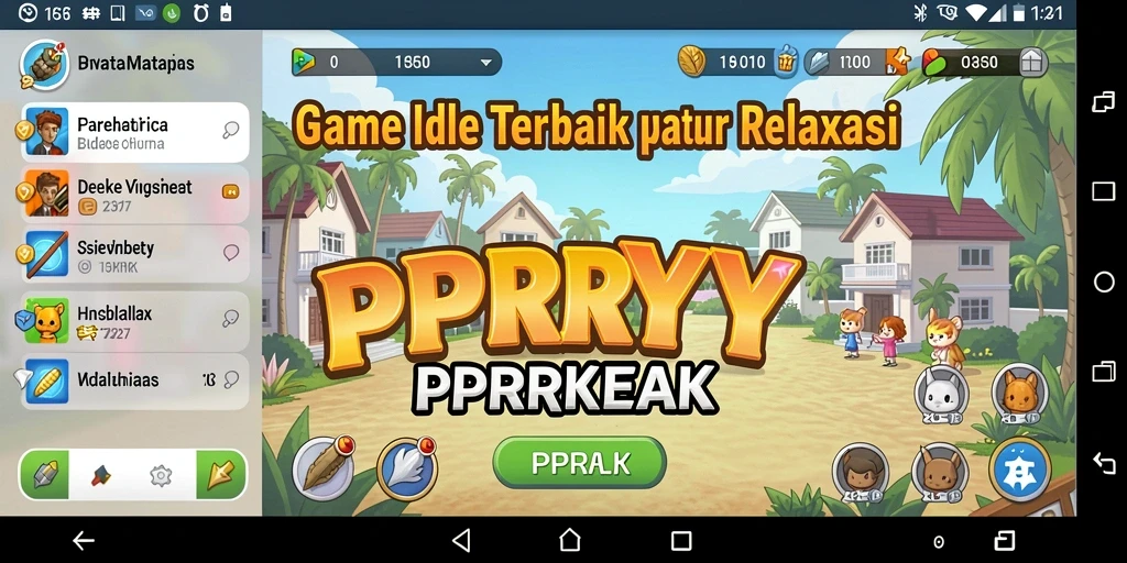 Tampilan gameplay PPRRYY yang menawan dan penuh warna.