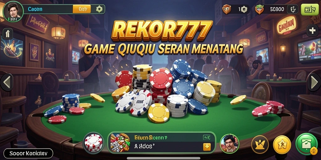 Screenshot gameplay QiuQiu di REKOR777 yang menegangkan.