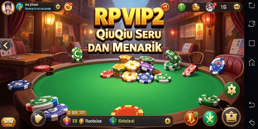 Tampilan gameplay QiuQiu yang menegangkan dan kompetitif.