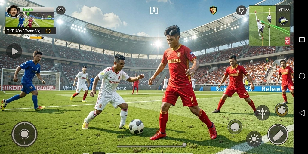 Tampilan screenshot <strong>TKP188</strong> yang menggambarkan serunya gameplay olahraga.