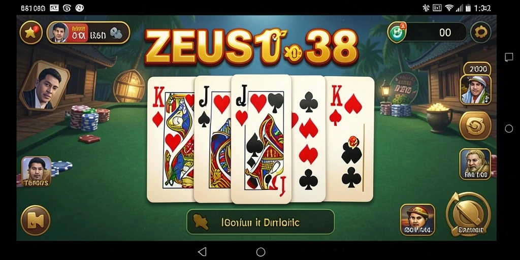 Tampilan gameplay menarik dari ZEUS138 dengan domino yang seru.